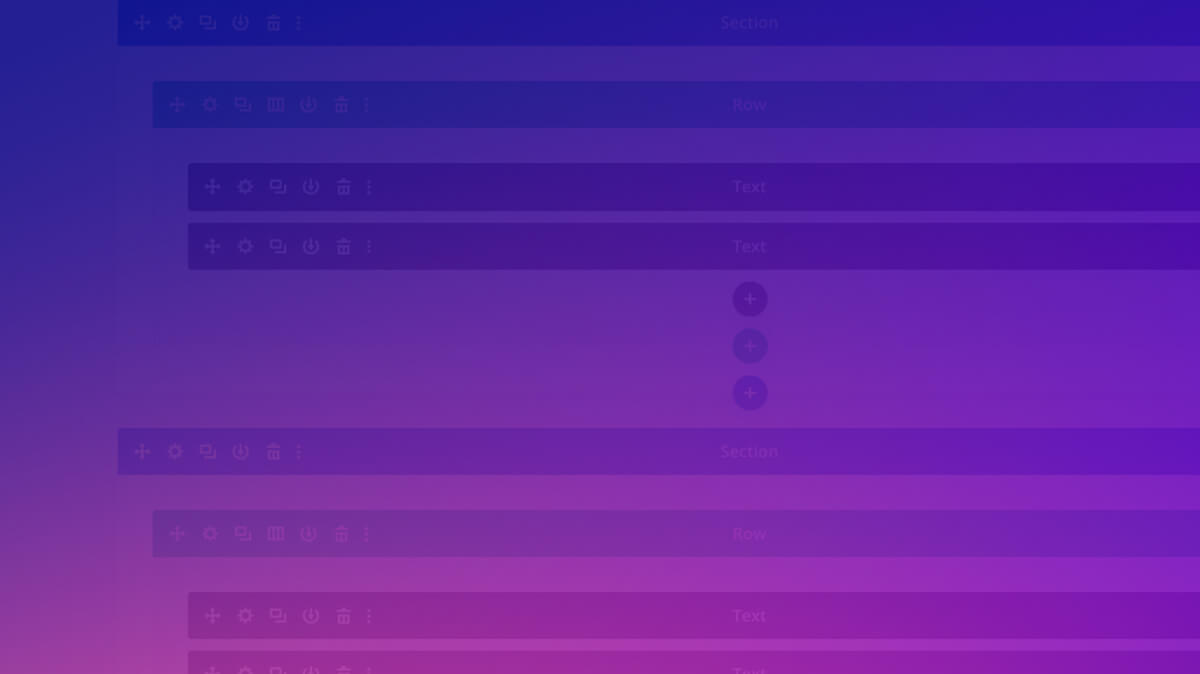 close-up of the Divi theme wireframe view and various toggles in the wireframe